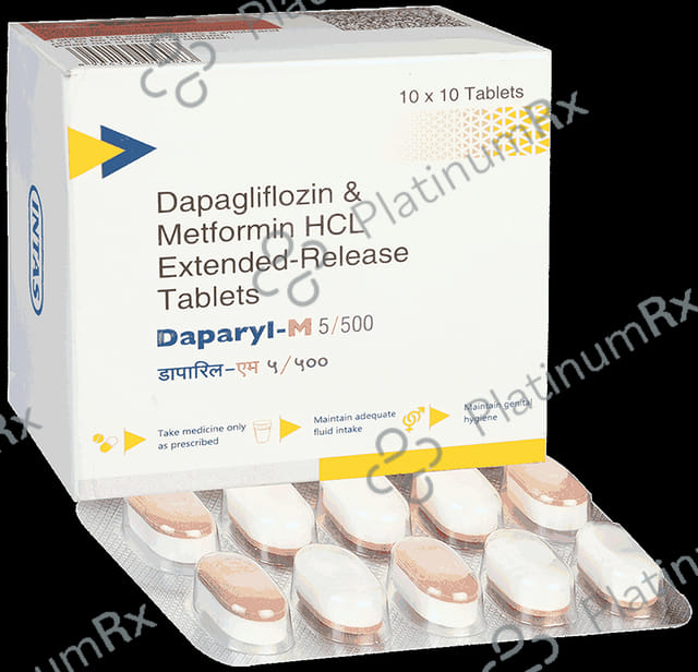 Daparyl M 5/500mg Tablet ER 10s