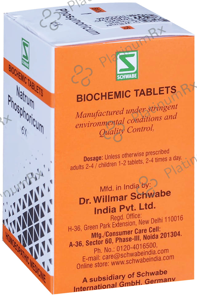 Dr Willmar Schwabe India Natrum Phosphoricum Biochemic Tablet 6X 25 gm