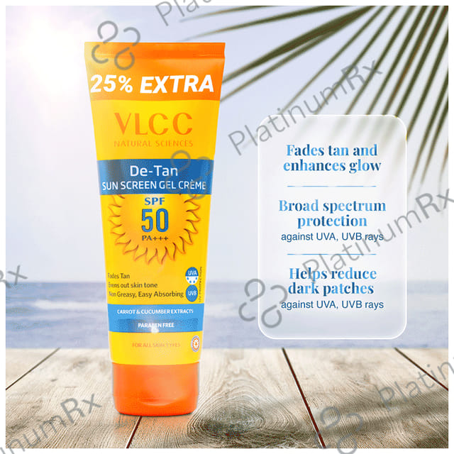 VLCC Water Resistant SPF 60 & De Tan SPF 50 Solution 4s