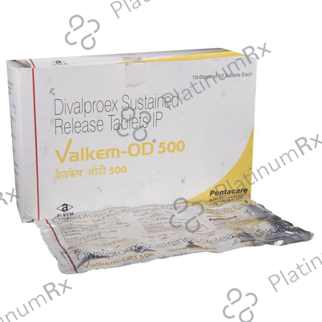 Valkem OD SR 500mg Tablet 10s