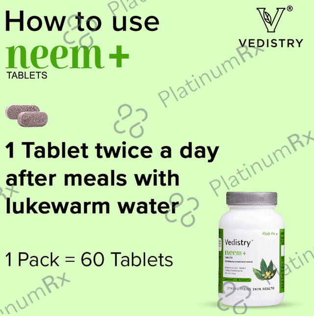 Vedistry Neem+ Tablet for Skin