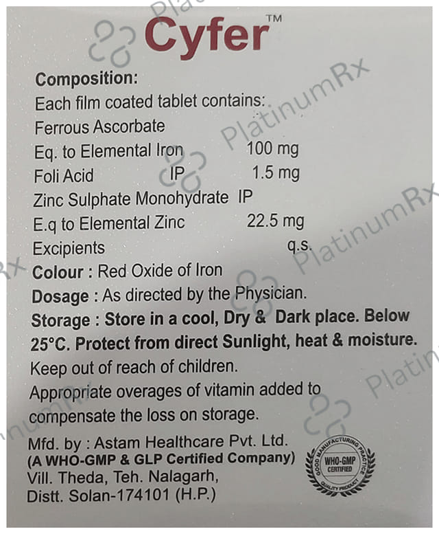 Cyfer Tablet 10 Tablet Edura Pharma Pvt