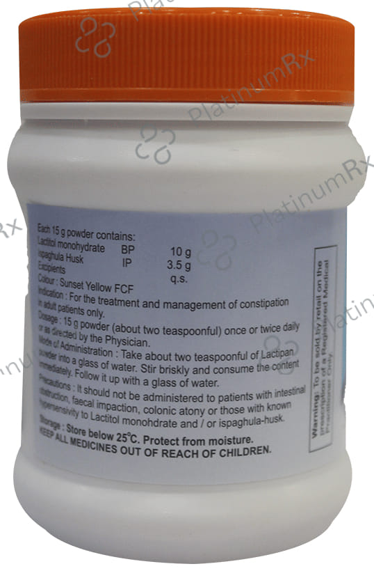Lactipan Fibre Delicious Lemon Flavour Granules 180gm