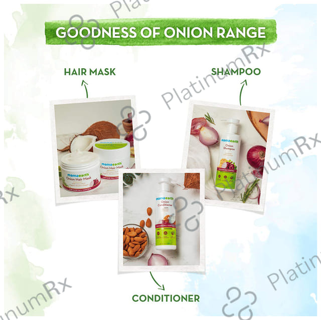 Mamaearth Onion Hair Mask - For Healthy Hair & Scalp