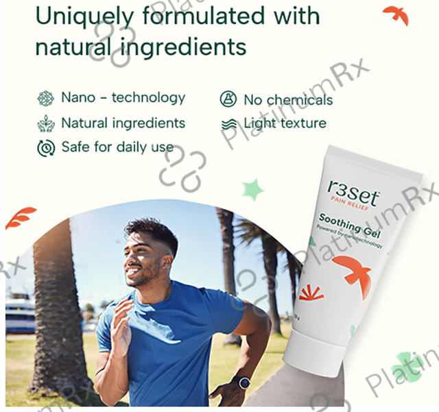 R3SET Instant Pain Relief Nanotech Gel