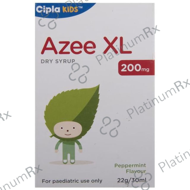 Azee XL 200mg Dry Syrup Peppermint