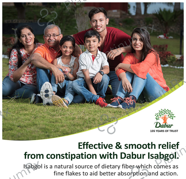 Dabur Sat Isabgol - Eases Constipation Powder 90 gm
