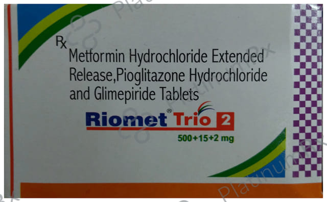 Riomet Trio 2 Tablet ER