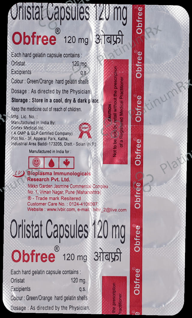 Obfree 120mg Capsule