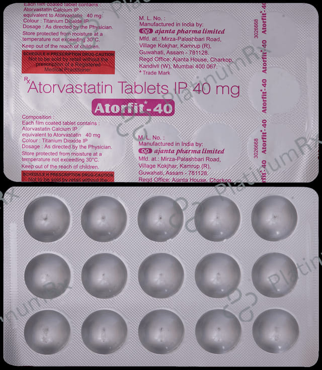 Atorfit 40 Tablet 15 Tablet