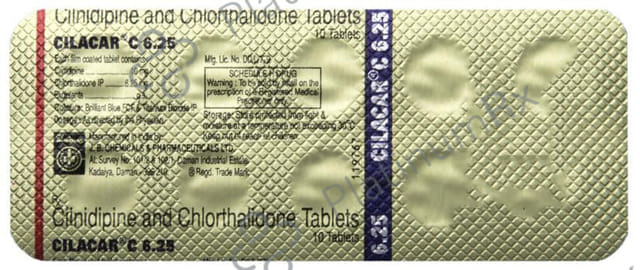 Cilacar C 6.25/10mg Tablet 10s