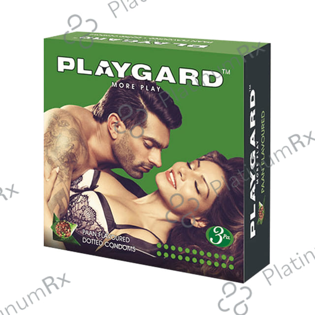 Playgard Paan Dotted Condom 3s