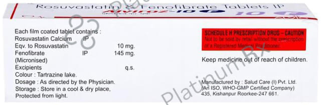 Alviroz F 145/10mg Tablet 10s