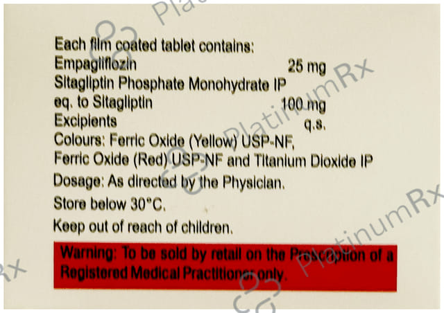 Istavel EMPA 25/100mg Tablet 10s