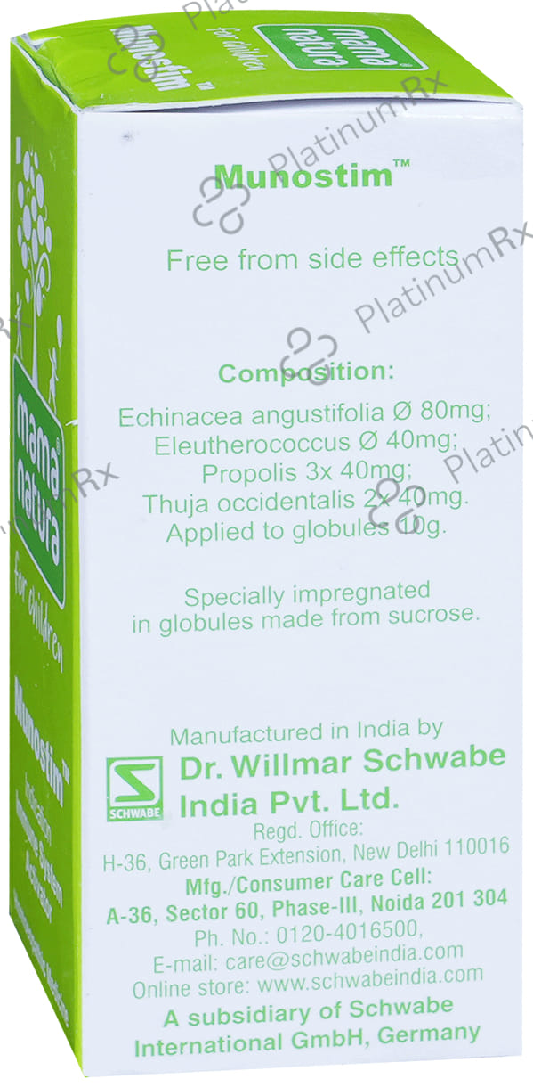 Dr Willmar Schwabe India Munostim Globules