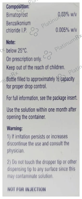 Lumigan 0.03% Solution 3ml