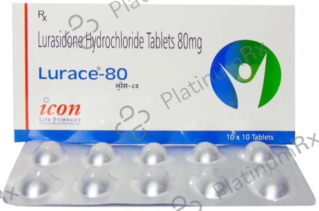 Lurace 80mg Tablet 10s