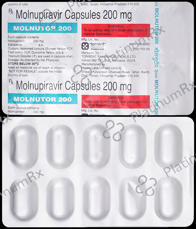 Molnutor 200mg Capsule