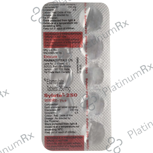 Sylate 250mg Tablet 10s