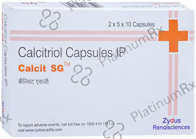 Calcit SG 0.25mcg Capsule 10s