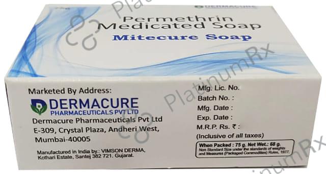 Mitecure 1% Medicated Soap 75gm