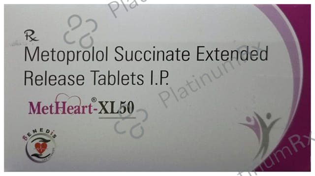 Metheart XL50mg Tablet 10s