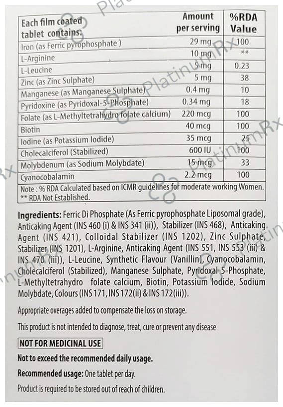 Irozorb Plus 100/1.5mg Tablet 15s