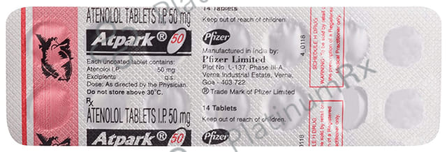 Atpark 50mg Tablet 14s