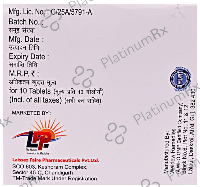 Renglif M 10/1000mg Tablet ER 10s