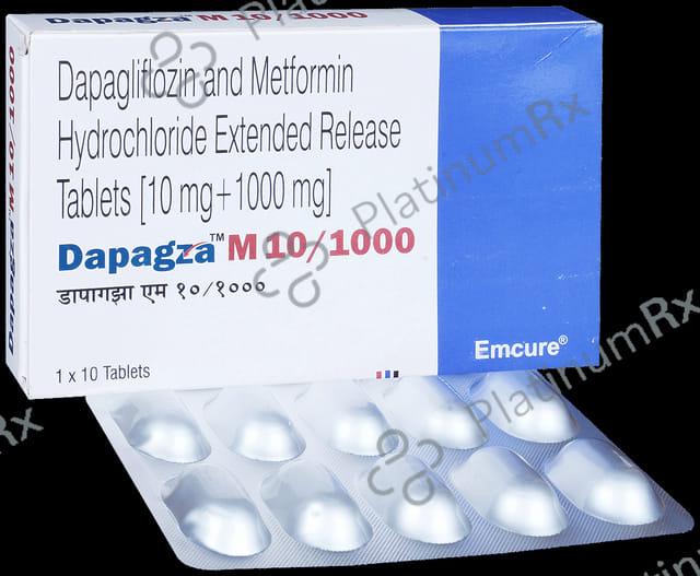 Dapagza M 10/1000 Tablet