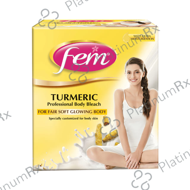 Fem Turmeric Professional Body Bleach Cream 1kg