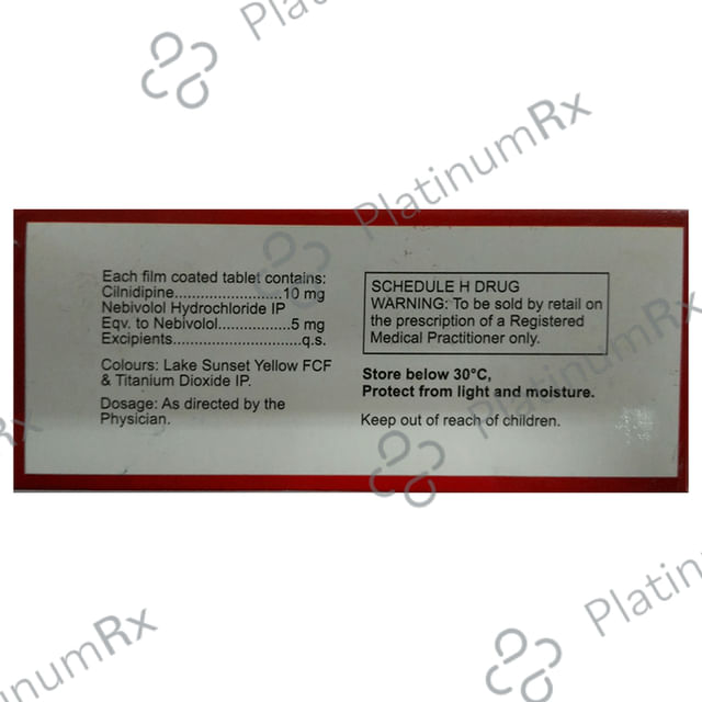 Cilnikem Beta 10/5mg Tablet 10s