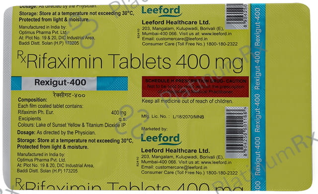Rexigut 400mg Tablet 10s