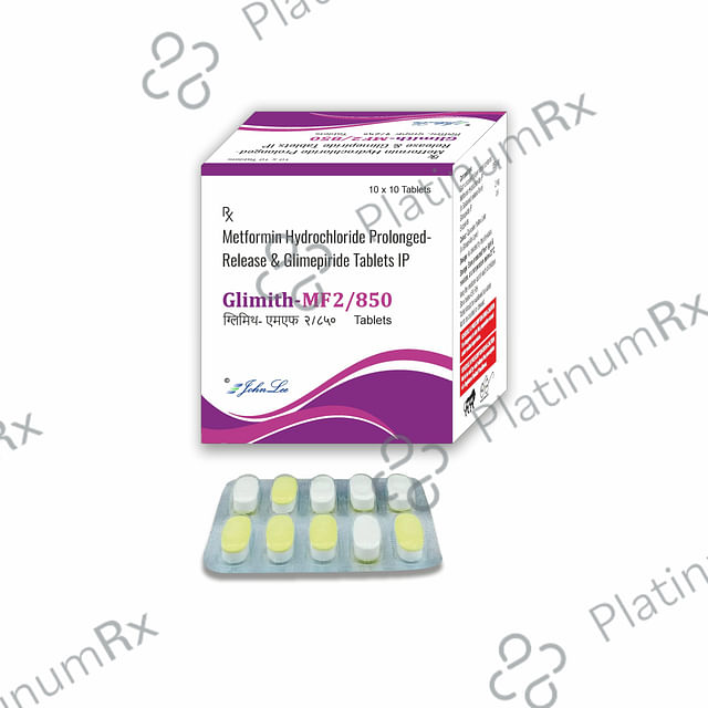 Glimith MF 2/850mg SR Tablet 10s