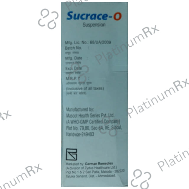 Sucrace O 10/500mg Suspension 200ml