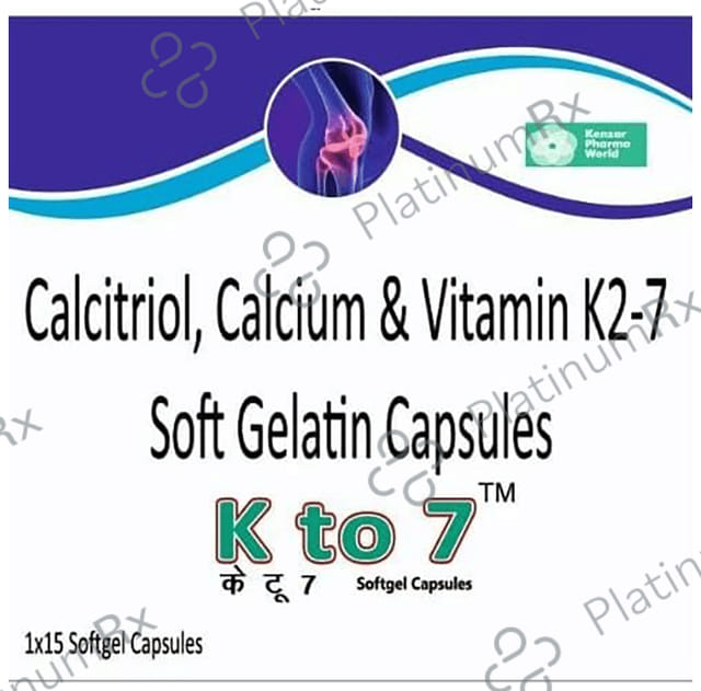 K to 7 Softgel Capsule