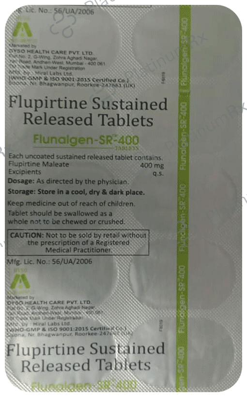 Flunalgen SR 400 Tablet
