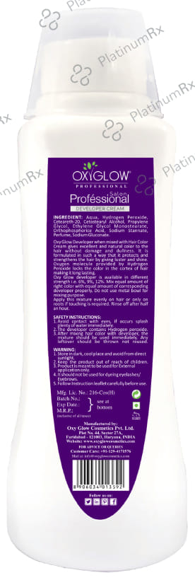 Oxyglow Herbals Developer 9% Cream 1000 ml