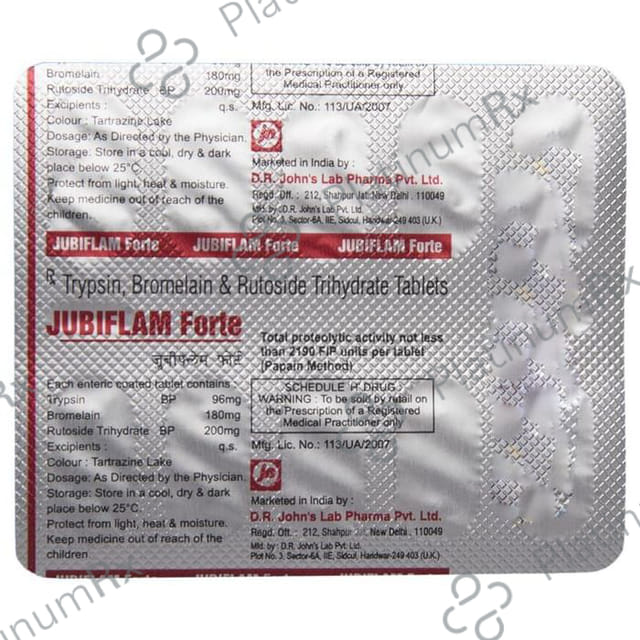 Jubiflam Forte 180/200/96mg Tablet 10s