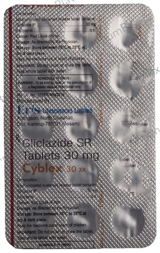 Cyblex XR 30mg Tablet 15s