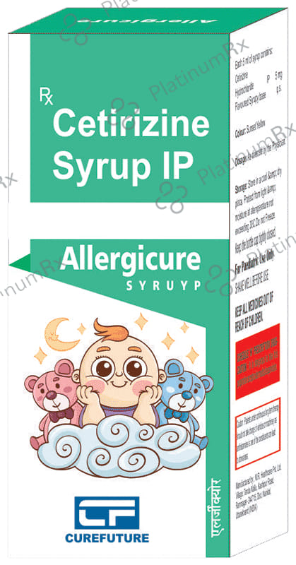 Allergicure 5mg Syrup 60ml