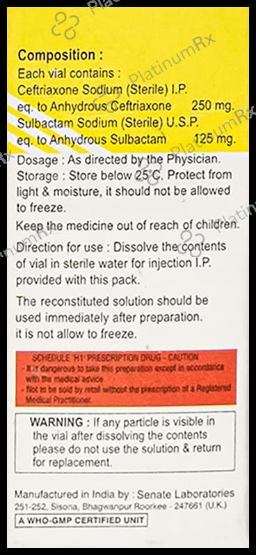 Cefhuron S 375 Injection