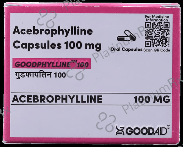Goodphylline 100mg Capsule 10s