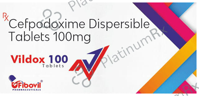 Vildox 100mg Tablet DT 10s