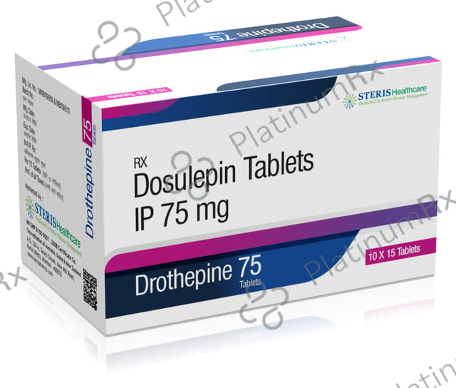 Drothepine 75mg Tablet 15s