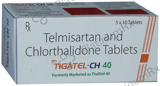 Tigatel CH 40/12.5mg Tablet 10s