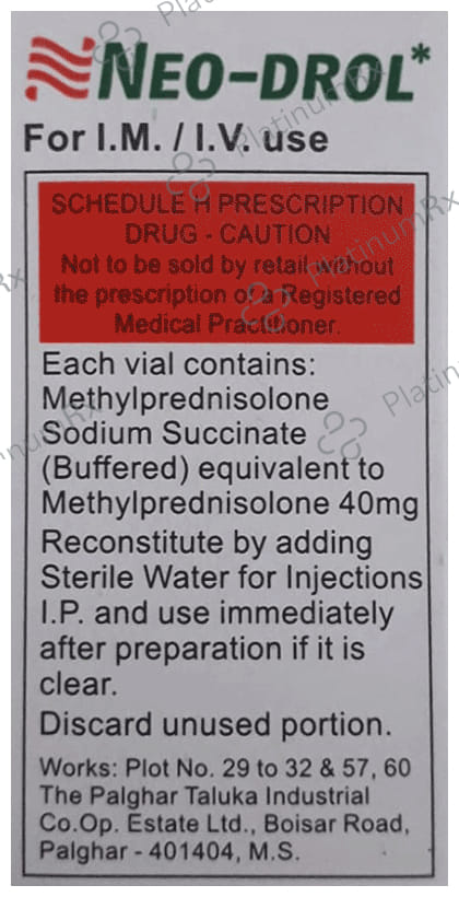 Neo Drol 40mg Injection 1s