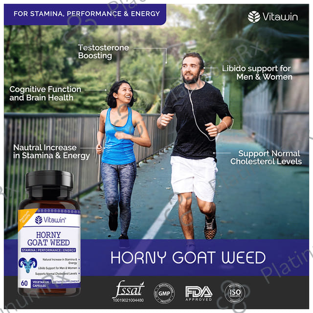 Vitawin Horny Goat Weed Vegetarian Capsule