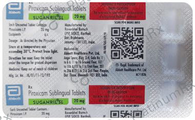 Suganril SL 20mg Sublingual Tablet 15s