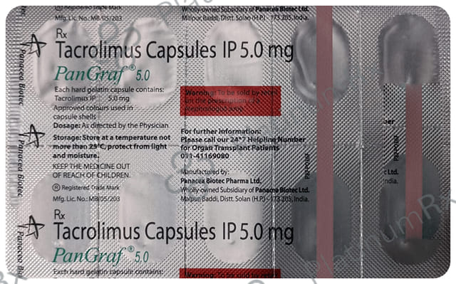 Pangraf 5mg Capsule 10s